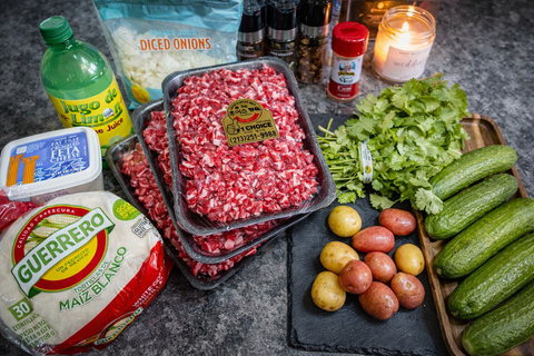 쇠고기 타코 고기