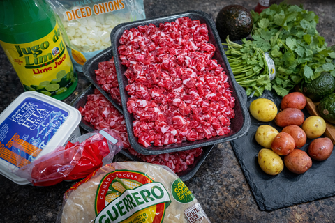 쇠고기 타코 고기