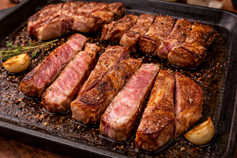 드라이에이징 포크 칼라 스테이크